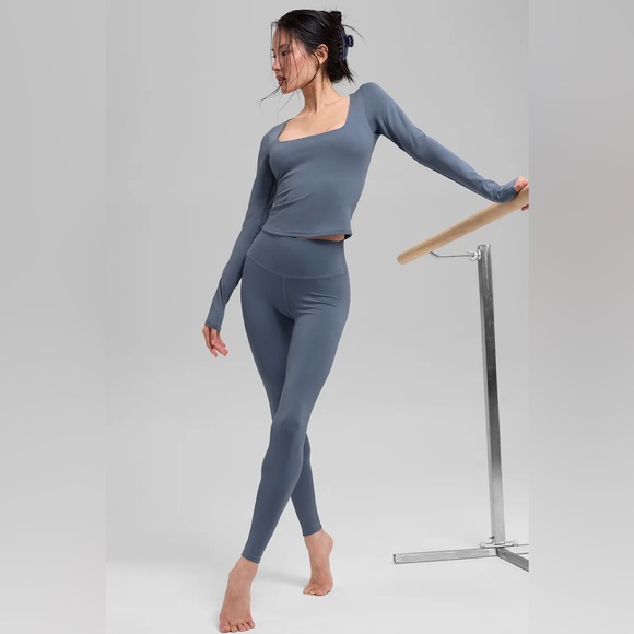 ALO Yoga Pants - ALO Yoga Softsculpt Highwaist Leggings - Bluestone
